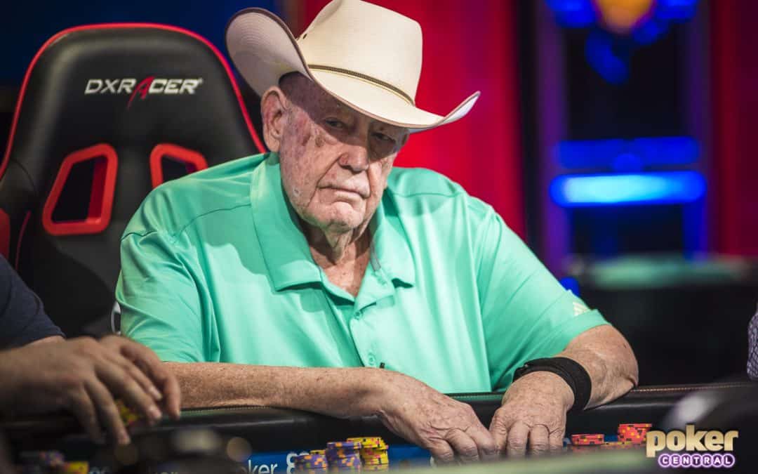 La roccia Doyle Brunson: in ospedale per polmonite, ma prima porta a termine la sessione