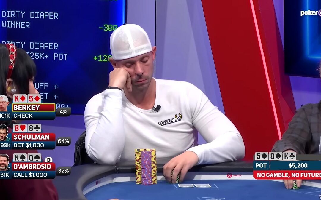 Un incredibile three-way pot risolto da veri duri