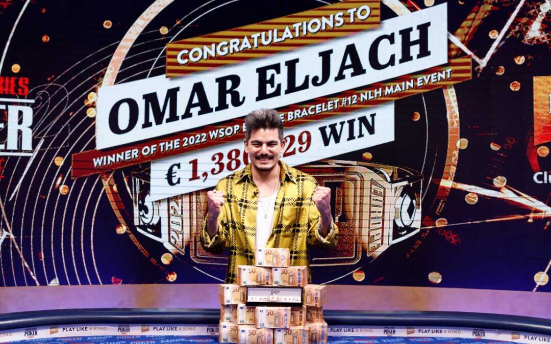 WSOPE 2022 – Omar Eljach è il campione del Main Event, Shaun Deeb terzo