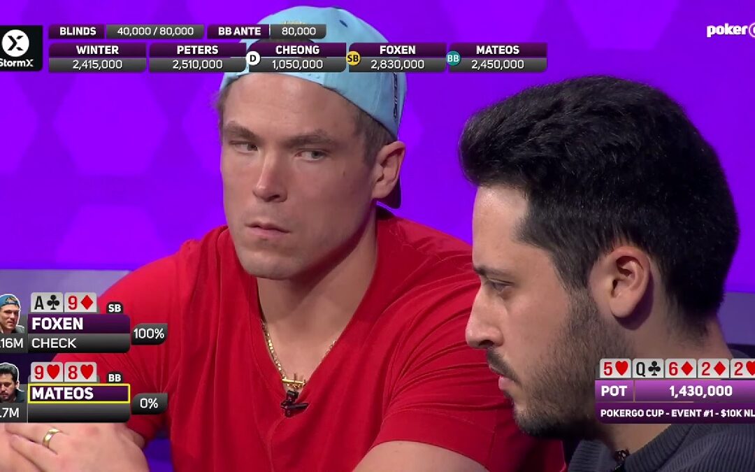 Alex Foxen e Adrian Mateos mettono in scena una mano folle
