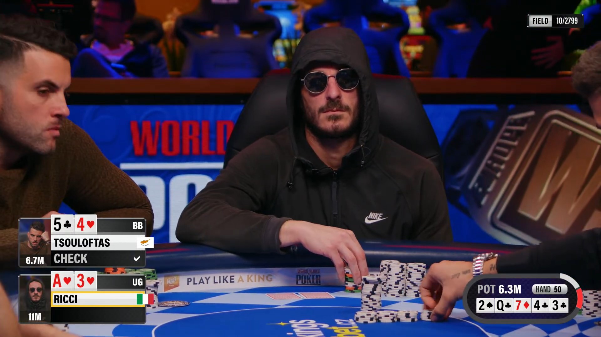 andrea ricci mano spento colossus wsope andrea ricci mano spento colossus wsope