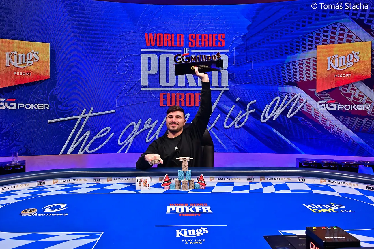 Alessandro Pichierri braccialetto WSOPE deneb Alessandro Pichierri braccialetto WSOPE deneb