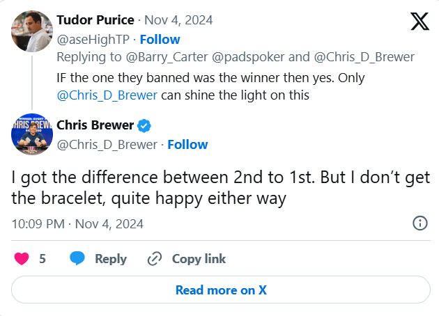 tweet chris brewer