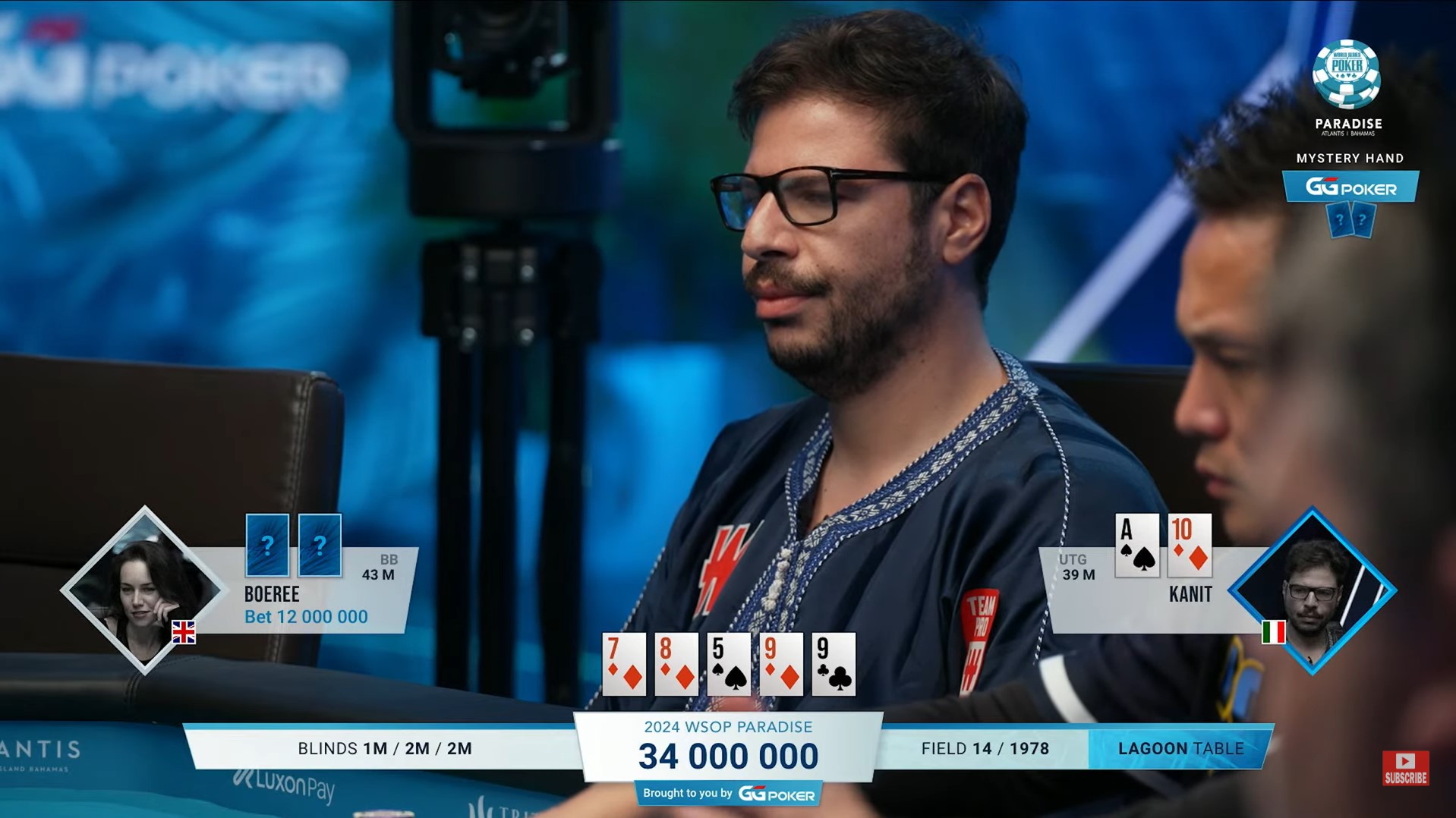 kanit herocall main wsop paradise kanit herocall main wsop paradise