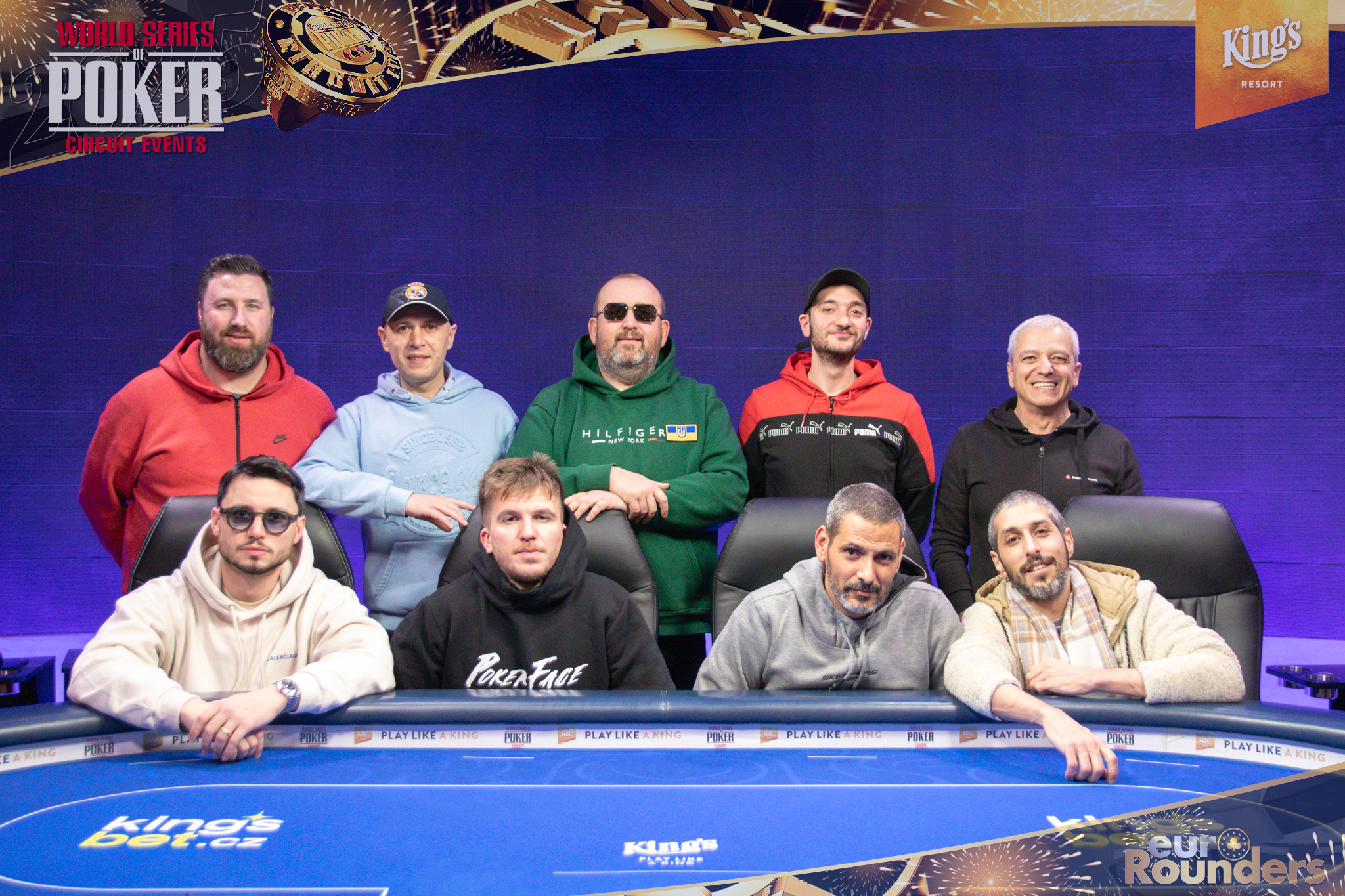 Todisco e Di Giacomo al Final Table Main Event WSOP-C Rozvadov Todisco e Di Giacomo al Final Table Main Event WSOP-C Rozvadov