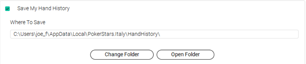 salvare hand history