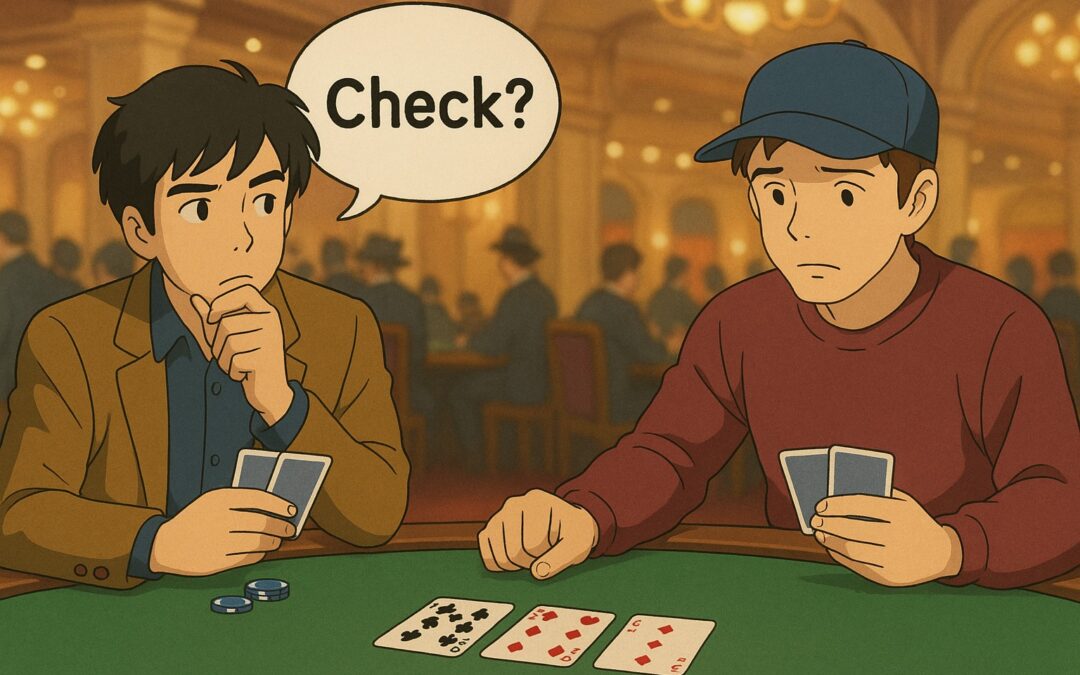 I 3 motivi per cui i solver checkano spesso top pair fuori posizione, e come sfruttarli nei tornei