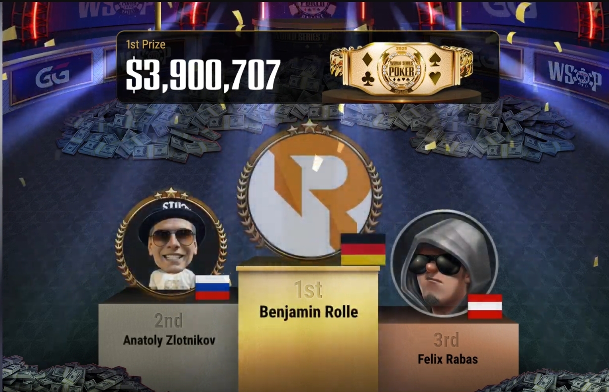 benjamin rolle vince main event wsop online benjamin rolle vince main event wsop online