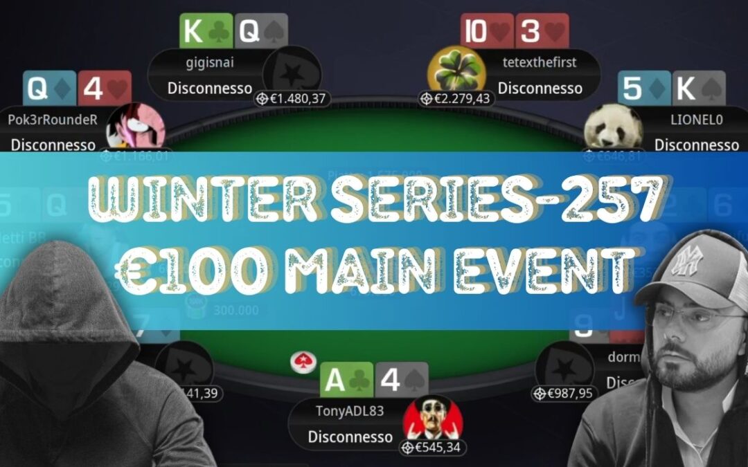 Il video-replay a carte scoperte del tavolo finale Main Event Winter Series
