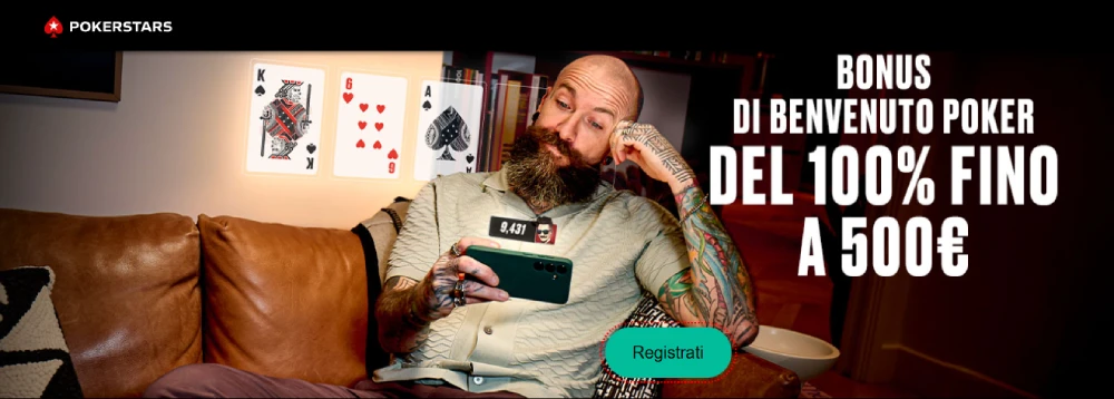 Bonus poker room PokerStars.it