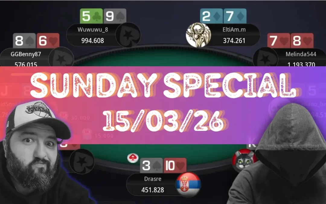 Il video replay a carte scoperte del Sunday Special vinto da ‘Melinda544’ su ‘eliano_bere’