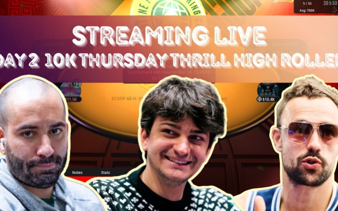 Stream Live Enrico Camosci 5 left al 10k Thursday Thrill High Roller SCOOP vs Ole Schemion e Joao Vieira!
