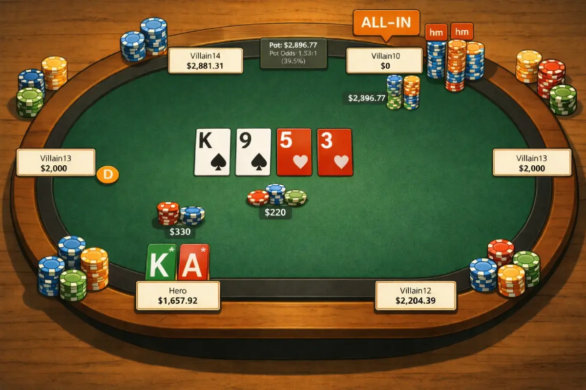 top pair top kicker push turn top pair top kicker push turn