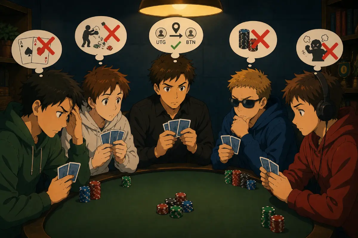 errori tavolo da poker errori tavolo da poker
