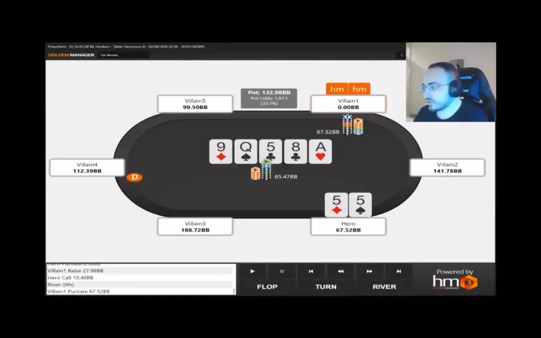 “Qui è un bluff-catch” Luigi D’Alterio analizza un set foldato al NL500