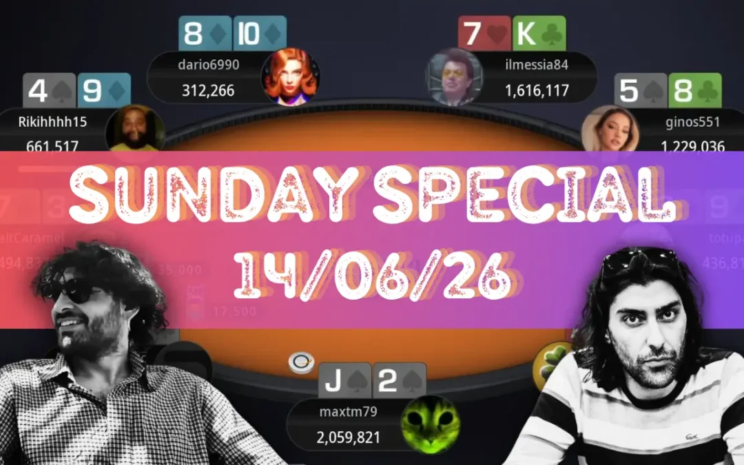 A carte scoperte: il replay del tavolo finale Sunday Special full reg vinto da ‘imluckkbox’