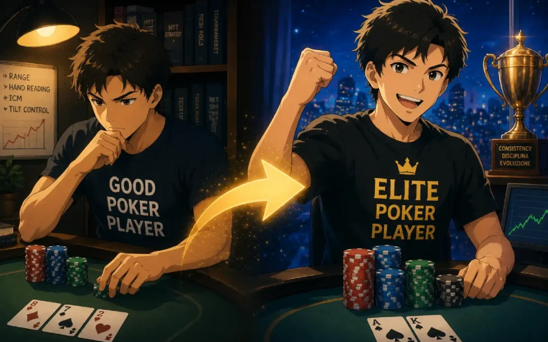 3 step per far raggiungere a un buon pokerista un win rate da elite