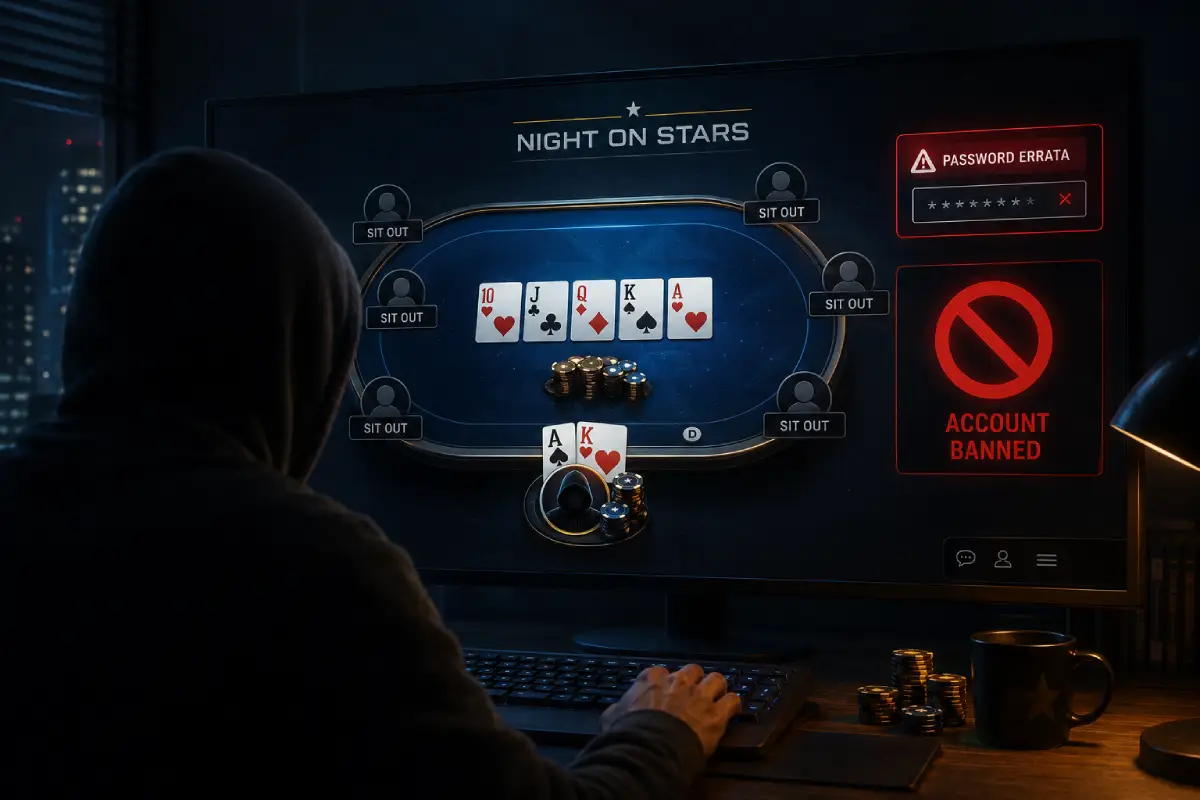 night on stars bannato giocatore password errata sitout avversari night on stars bannato giocatore password errata sitout avversari