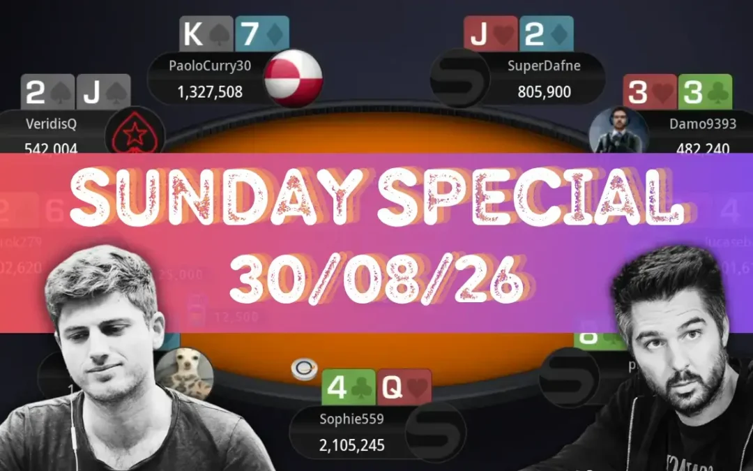 Il runner-up di ‘lucaseba89’ al Sunday Special: guarda il video-replay a carte scoperte del tavolo finale!